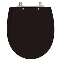 Assento Sanitário Polo Preto para Vaso Hervy