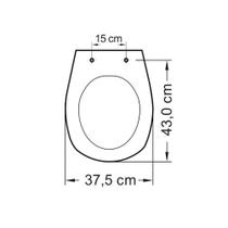Assento Sanitário PP Soft Close Aspen / Fast / Álamo Tupan Branco Assento Sanitário PP Soft Close Aspen / Fast / Álamo Tupan Branco