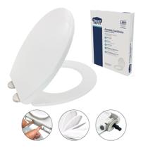 Assento Sanitário PP UNIVERSAL MASTER PLUS BRANCO Soft Close Smart DEPOT Assento Sanitário PP UNIVERSAL MASTER PLUS BRANCO Soft Close Smart DEPOT