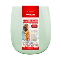 Assento Sanitário Pra Vaso Almofadado Retangular Verde Paris Ideal Standart 1.6gpf 6.0lpf