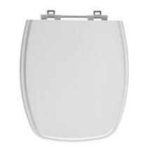 Assento Sanitário Primula Plus Cinza Claro Tampa para Vaso Fiori de Madeira Laqueada Assento Sanitário Primula Plus Cinza Claro Tampa para Vaso Fiori de Madeira Laqueada