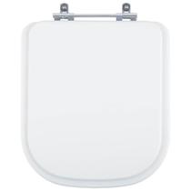 Assento Sanitário Quadra Branco para bacia Deca