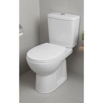 Assento Sanitário Quadrado Soft Close Branco Conforto Higien Assento Sanitário Quadrado Soft Close Branco Conforto Higien