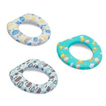 Assento sanitario redutor infantil acolchoado espuma adaptador vaso crianca bebe menino menina