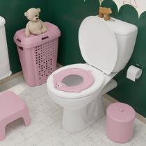 Assento Sanitário Redutor Infantil Porco Rosa Astra Assento Sanitário Redutor Infantil Porco Rosa Astra