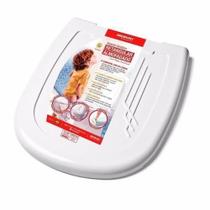 Assento Sanitário Retangular Almofadado Mebuki Branco Assento Sanitário Retangular Almofadado Mebuki Branco