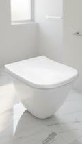 Assento Sanitário Retangular com Amortecedor Branco Assento Sanitário Retangular com Amortecedor Branco