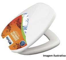 Assento Sanitário Retangular Thema PEAD Preto - Duda Assento Sanitário Retangular Thema PEAD Preto - Duda