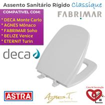 Assento Sanitário Rígido Classique Monte Carlo Astra Cor Gelo