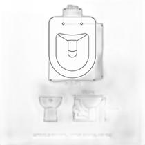 Assento Sanitário Riviera Mogno Tampa Para Vaso Celite Mdf