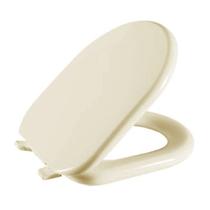 Assento Sanitário Riviera Pergamon (Bege Claro) Tampa para Vaso Celite Almofadado