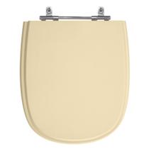 Assento Sanitário Sabatini Rosa Salmão Tampa para Vaso Icasa de Madeira Laqueada