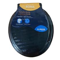 Assento Sanitário Simples Modelo Roma Alumasa Cores Cores:Preto