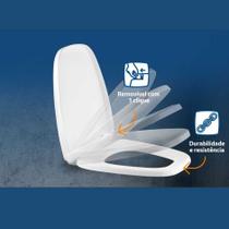 Assento sanitario smart pp soft close m.carlo branco - tigre Assento sanitario smart pp soft close m.carlo branco - tigre