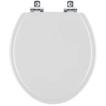 Assento Sanitário Soft Close Convencional Oval Cinza Claro para vaso Ideal Standard