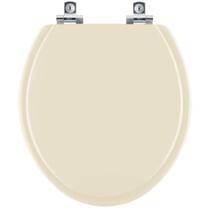 Assento Sanitário Soft Close Convencional Oval Marfim para vaso Hervy Assento Sanitário Soft Close Convencional Oval Marfim para vaso Hervy