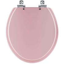 Assento Sanitário Soft Close Convencional Oval Rosa para Todos os Fabricantes Assento Sanitário Soft Close Convencional Oval Rosa para Todos os Fabricantes
