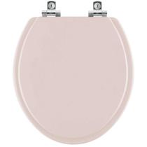 Assento Sanitário Soft Close Convencional Oval Salmao para vaso Icasa Assento Sanitário Soft Close Convencional Oval Salmao para vaso Icasa