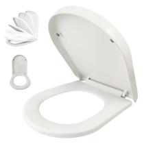 Assento Sanitario Soft Close Fechamento Suave Tampa de Vaso Amortecedor Fecha Devagar Sem Ruido Banheiro Lavabo Privada Higienico Confortavel