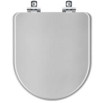 Assento Sanitário Soft Close Jasmim Cinza Claro para vaso Fiori