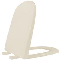 Assento Sanitário Soft Close Polipropileno Etna Palha - ASTE01SC - TUPAN Assento Sanitário Soft Close Polipropileno Etna Palha - ASTE01SC - TUPAN