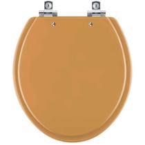 Assento Sanitário Soft Close Saveiro Amarelo Terra para vaso Celite Assento Sanitário Soft Close Saveiro Amarelo Terra para vaso Celite