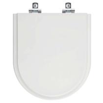 Assento Sanitário Soft Close Smart Cinza Prata para vaso Celite