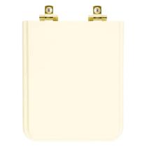 Assento Sanitário Soft Close Square Biscuit para vaso Incepa com Ferragem Dourada Assento Sanitário Soft Close Square Biscuit para vaso Incepa com Ferragem Dourada