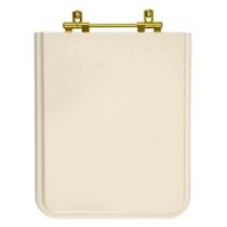 Assento Sanitário Square Shell para vaso Incepa Com Ferragem Dourada Assento Sanitário Square Shell para vaso Incepa Com Ferragem Dourada