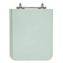 Assento Sanitário Square Verde Água Tampa para Vaso Incepa de Madeira Laqueada - SB Assento Sanitário Square Verde Água Tampa para Vaso Incepa de Madeira Laqueada - SB