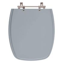 Assento Sanitário Stylus Cinza Escuro Para Louça Celite Assento Sanitário Stylus Cinza Escuro Para Louça Celite