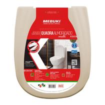Assento Sanitário Tampa Almofadada Retangular Areia Assento Sanitário Tampa Almofadada Retangular Areia