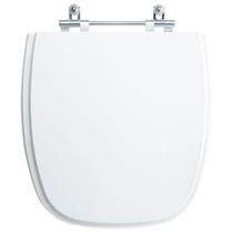 Assento Sanitário Tampa de Vaso Branco MDF Laqueado Angra para bacia Logasa