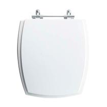 Assento Sanitário Tampa de Vaso Branco MDF Laqueado Anturius para bacia Luzarte