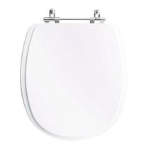 Assento Sanitário Tampa de Vaso Branco MDF Laqueado Aspen para bacia Deca