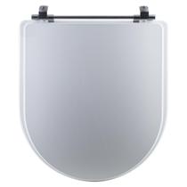 Assento Sanitário Tampa de Vaso Branco MDF Laqueado Calypso para bacia Incepa