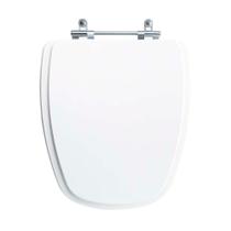 Assento Sanitário Tampa de Vaso Branco MDF Laqueado Optima para bacia Sensea