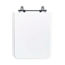 Assento Sanitário Tampa de Vaso Branco MDF Laqueado Square para bacia Incepa
