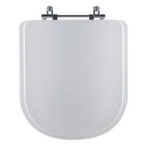 Assento Sanitário Tampa de Vaso Branco MDF Laqueado Vogue Plus para bacia Deca Assento Sanitário Tampa de Vaso Branco MDF Laqueado Vogue Plus para bacia Deca