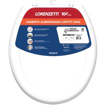 Assento Sanitário Tampa de Vaso Branco Oval Almofadado Lorenzetti