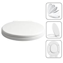 Assento Sanitário Tampa de Vaso Privada Modelo Oval Universal Soft Close Fechamento Suave