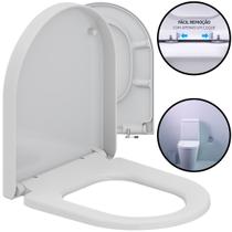 Assento Sanitário Tampa De Vaso Smart Fechamento Suave Modelo D Roca Deca Celite Icasa Tigre Original