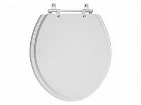 Assento Sanitário Tampa Laqueado Convencional Branco Semita
