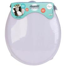 Assento Sanitário Tampa Oval Universal almofadado Branco