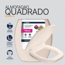 Assento Sanitário Tampa Vaso Almofadado Primafer Quadrado Atlas