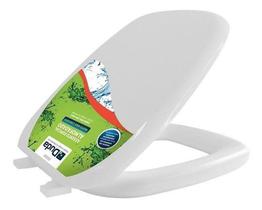 Assento Sanitário Tampa Vaso Almofadado Retangular Branco - Duda