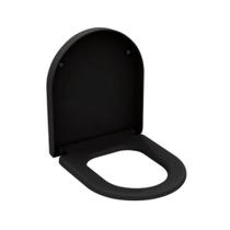 Assento sanitário Termofixo Soft Close "D" Smart Preto Tigre