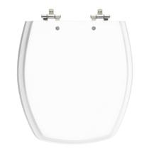 Assento Sanitário Thema Branco Tampa para Vaso Incepa em Madeira Laqueada