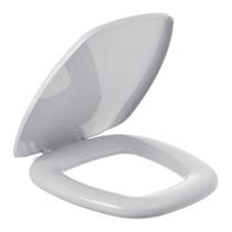 Assento Sanitário Thema Cinza Claro Tampa para Vaso Incepa Almofadado Assento Sanitário Thema Cinza Claro Tampa para Vaso Incepa Almofadado