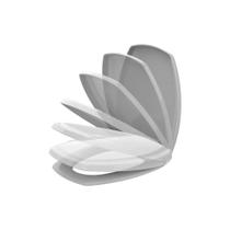 Assento Sanitário Thema PP Cinza Platina Tupan Soft Close para Vaso Incepa Assento Sanitário Thema PP Cinza Platina Tupan Soft Close para Vaso Incepa